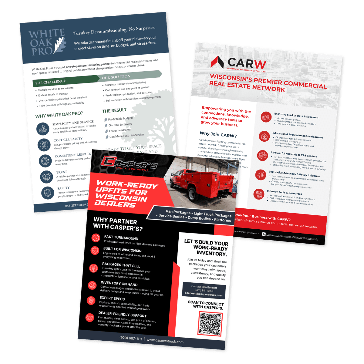 Marketing for Sales Enablement-OnePagers