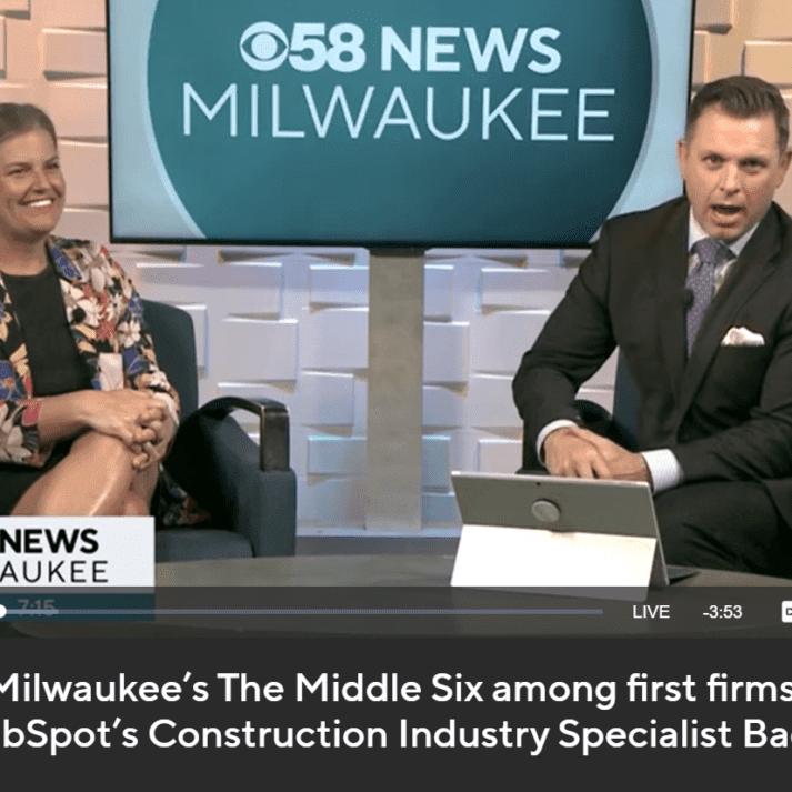 The Middle Six Earns HubSpot Construction Industry Specialist Badge &ndash; CBS 58